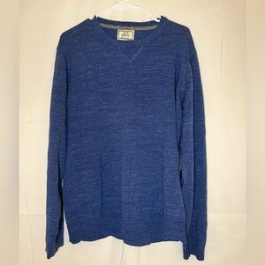 Jos. A. Bank Men's Heathered Blue Crewneck Sweater